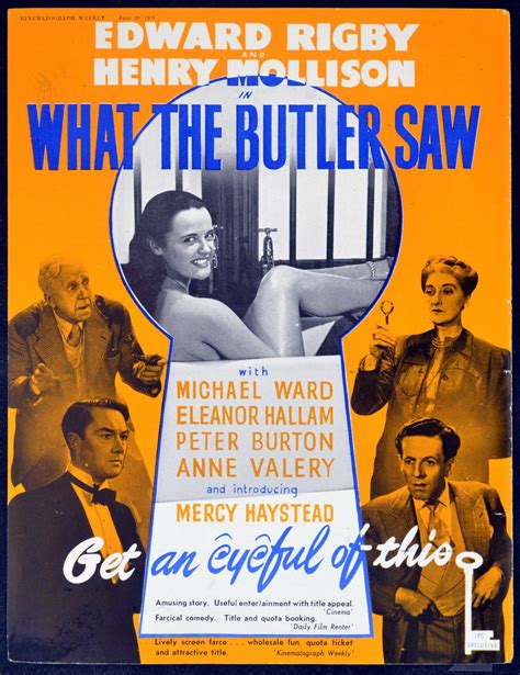 What The Butler Saw Rare Film Posters