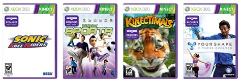 Kinect Games Have Their Own Special Boxes