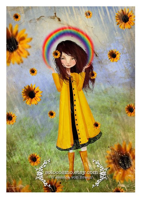 Small Sized Fine Art Print Babe Rainbow Melanie Safka Inspired Art