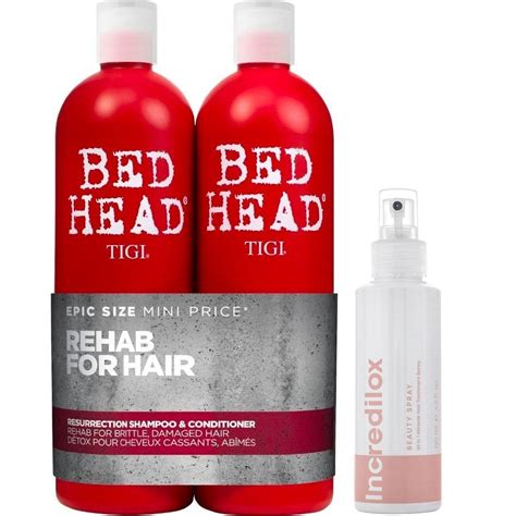 TIGI Bed Head Resurrection Super Repair Shampoo Conditioner 750ml