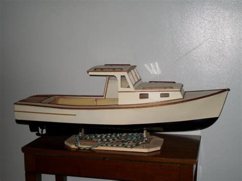 Boothbay Lobster Boat By Garth Finished Midwest Small Kit