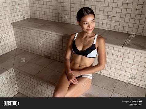 Steam Room Woman Image And Photo Free Trial Bigstock