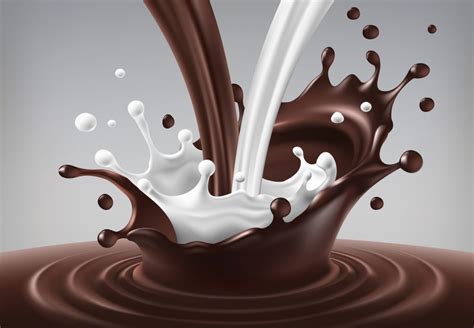 Chocolate Milk Splash Wallpaper