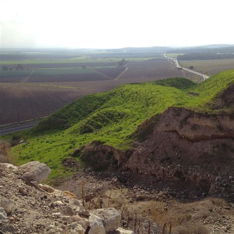 Valley Of Jezreel Armageddon From Tel Megiddo Israel Holy Land