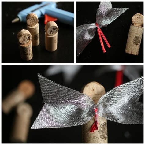 Wine Cork Angel Ornament Great To Give With A Bottle Of Wine Happy