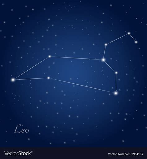 Leo Constellation Zodiac Constellations Starry Night Sky Night Skies
