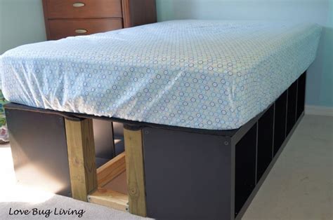 IKEA Platform Storage Bed Hacks Easy DIY To Store More