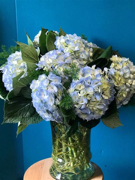 Hydrangea Lovers Vase In Valhalla Ny Grayrock Florist Llc