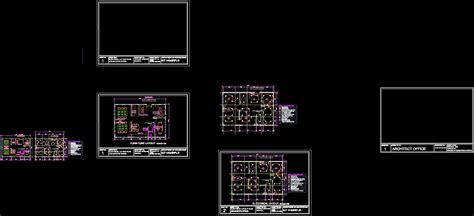 Architects Office Electrical Wiring Plan Dwg Block For Autocad