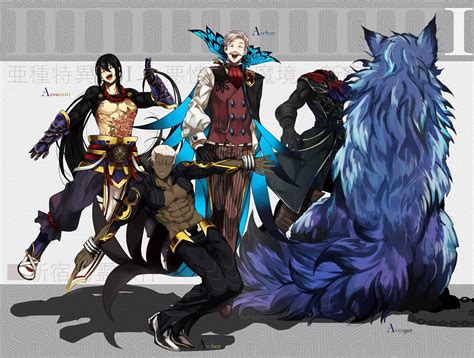 James Moriarty Emiya Alter Hessian Lobo Yan Qing【fategrand Order】 Fate Fate Anime
