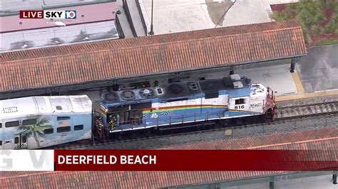 Tri Rail Train Evacuated After Engine Catches Fire In Deerfield Beach