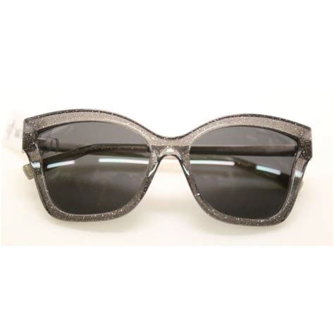 michael kors barbados mk2072 335187 black glitter w grey lens sunglasses 498 001532416369