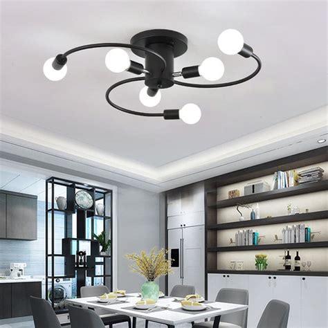 Lampu siling harga termasuk mentol cod ( bandar twu shja ). Modern Vintage Nordic Ceiling Light Lampu Siling Wrought ...