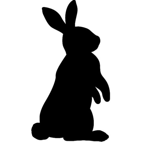 Rabbit Silhouette Hare Clip Art Rabbits Vector Png Download 717720 Free
