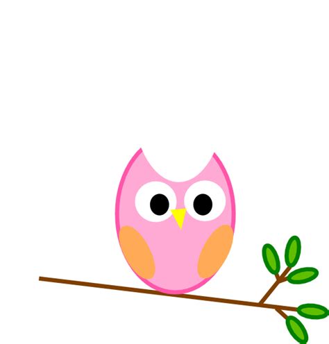 Pink Owl Clip Art At Vector Clip Art Online Royalty Free