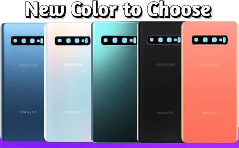 Luvss Rear Glass For Samsung Galaxy S10 4glte Sm G973 Back Glass Replacement Cover With Camera