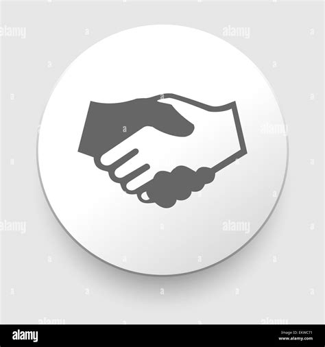 Handshake Vector Icon Business Concept Stock Photo Alamy