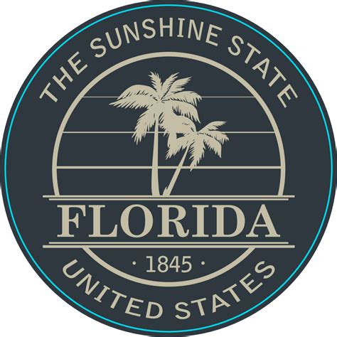 Florida The Sunshine State Sticker