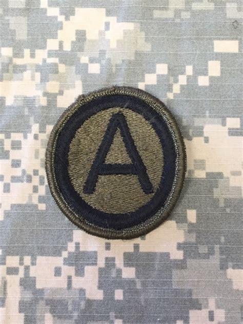 Subdued Third Army Patch Jacket Patch Etsy