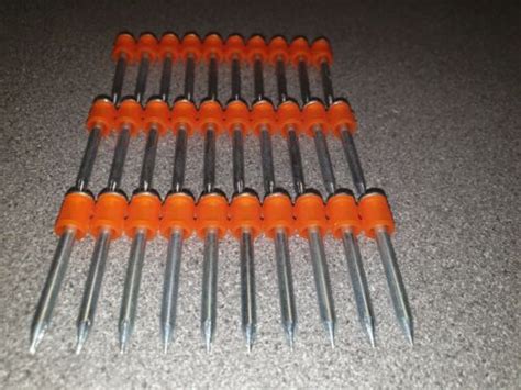 Hilti Type Collatedstrip Nails For Dx460 1 X Black Cartridge Ebay