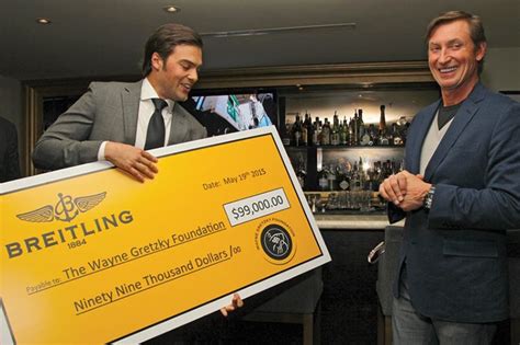 Breitling Canada Donates 99000 To Wayne Gretzky Foundation Toronto