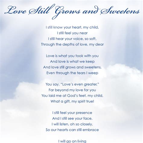 Loved Ones Loss Of A Loved One Poem