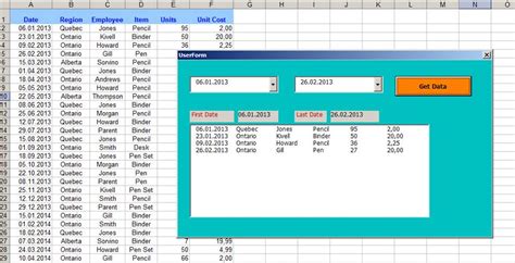 Excel Vba Userform Listbox Examples Download Honcard