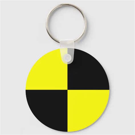 Crash Test Dummies Symbol Sign Car Accident Keychain Zazzle