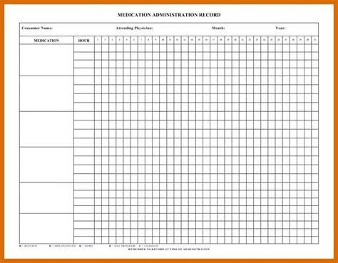 Free Printable Medication Chart Free Printable