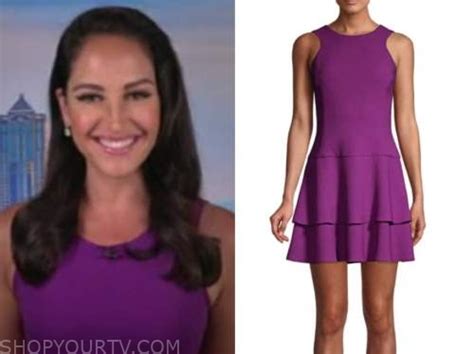 Emily Compagno The Five Purple Dress Fashion Clothes Style