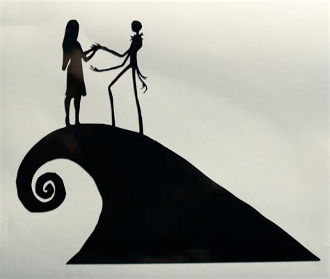 The Nightmare Before Christmas Jack and Sally Decal
