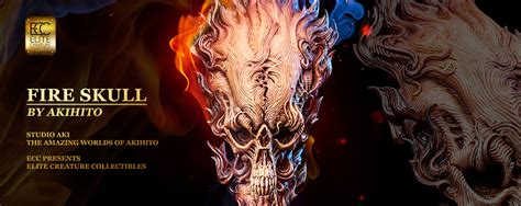 Fire Skull By Akihito 18220 Cinemaquette Bringing The Magic Of