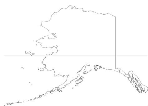 33 Blank Map Of Alaska Maps Database Source