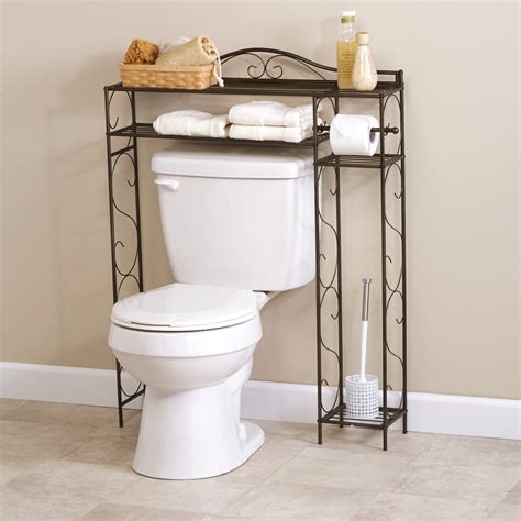 Over The Toilet Space Saver Storage Rack With 4 Shelves Ebay