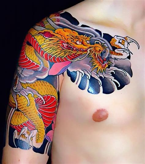 For instance, love hate's federico ferroni is an absolute pro when it comes to dragons. Dragon tatoo on shoulder by Ami James. | Sleeve tattoos, Tattoo japanese style, Dragon tattoo ...