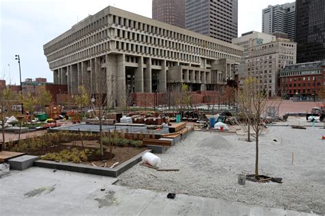 After 95m ‘phase 1 Of Boston City Hall Plaza Renovation Ready For Action
