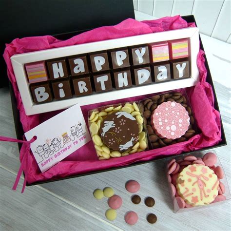 Personalised Happy Birthday T Box Of Chocolates By Chocolate By