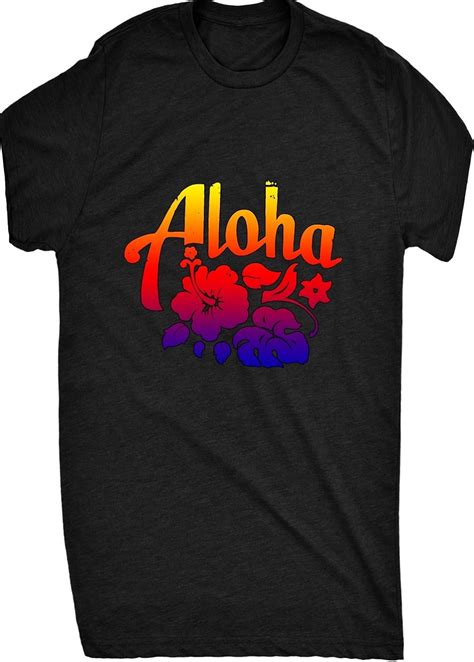 Renowned Aloha Womens T Shirt Amazon Co Uk Clothing