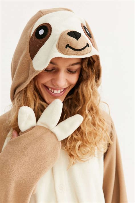 Kigurumi Sloth Costume Sloths Costume Cute Sloth Sloth