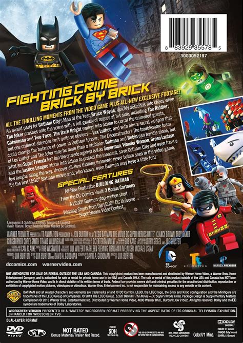 Lego Batman The Movie Dc Super Heroes Unite Dvd Only 499 Reg 1998