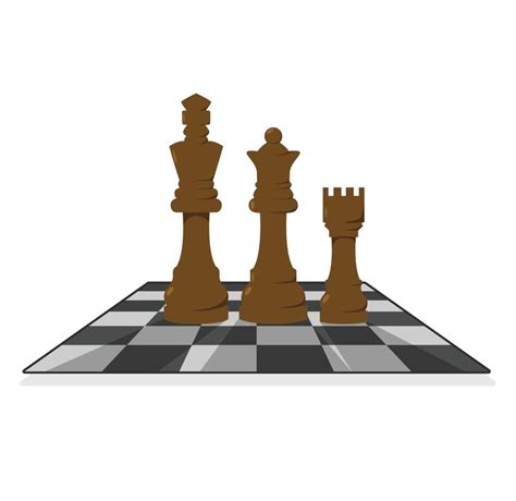 Chess Board Game Isolated Vector Illustration 19946190 Vector Art At