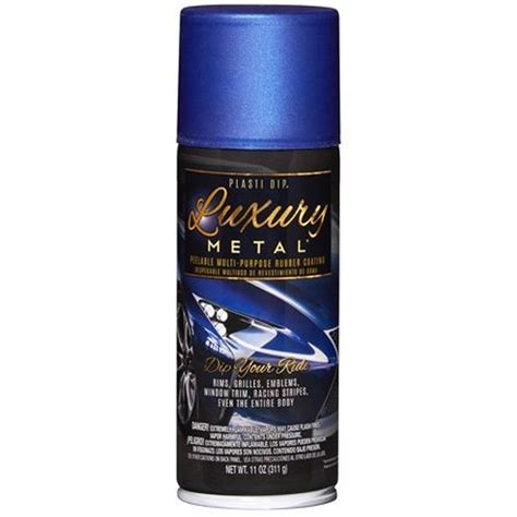 Plasti Dip Rubber Paint Luxury Metal Aerosol Ultra Sonic Blue 311g