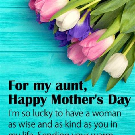 to my sweet aunt happy mother s day card aunts make our lives rich and full indeed send y