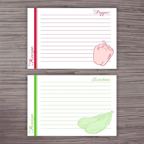 Diy recipe cards you can print or share online. 40 Recipe Card Template and Free Printables | Tip Junkie