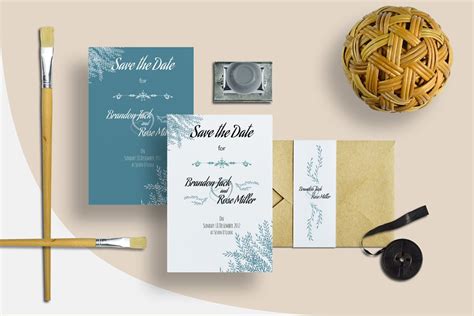 invitation greeting card mockups  creative print mockups creative market