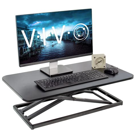 Vivo Economy Height Adjustable 29 Standing Desk Sit Stand Desktop