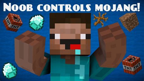 If A Noob Controlled Mojang Minecraft Youtube