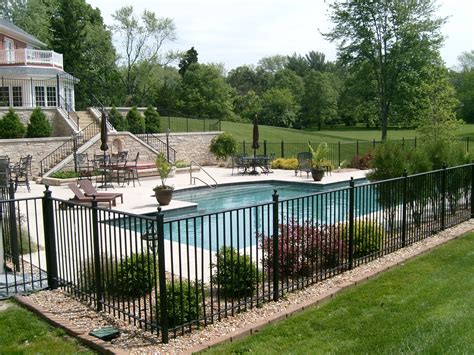 Missouri Ornamental Iron Co Inc Backyard Pool Landscaping Inground
