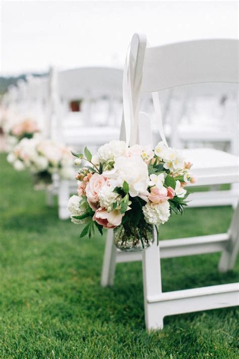 A wide variety of wedding aisle flower options are available to you, such as occasion, type. Organic + Romantic Puget Sound Wedding | Ceremony flowers ...