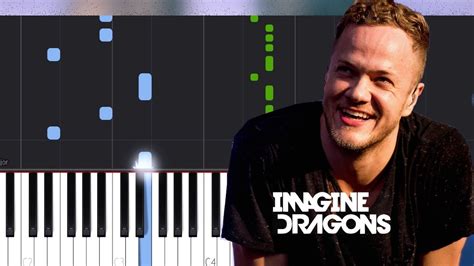 Imagine Dragons Machine Piano Tutorial Youtube